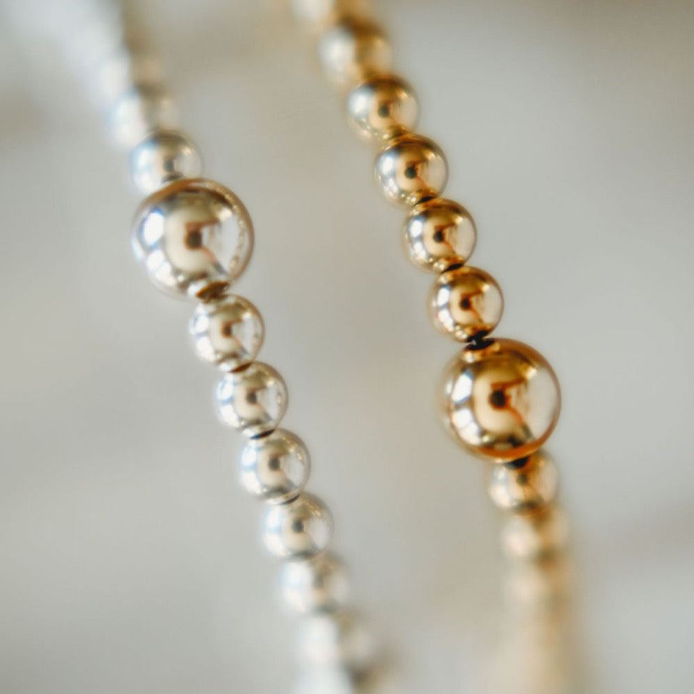 Stella Gold & Silver Beaded Bracelet- WHOLESALE