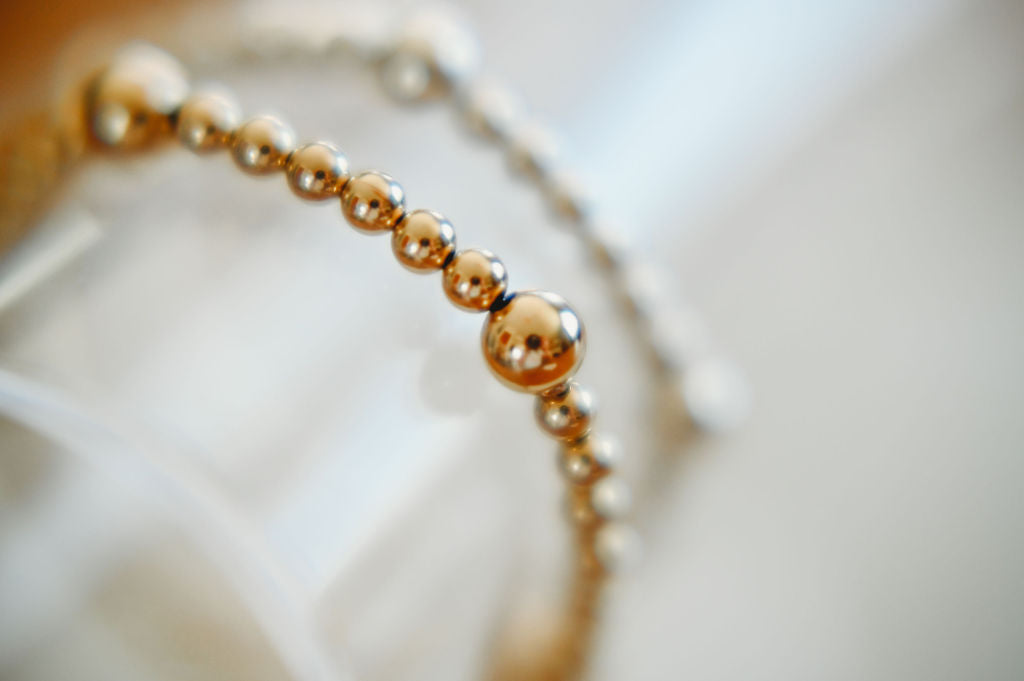 Stella Gold & Silver Beaded Bracelet- WHOLESALE