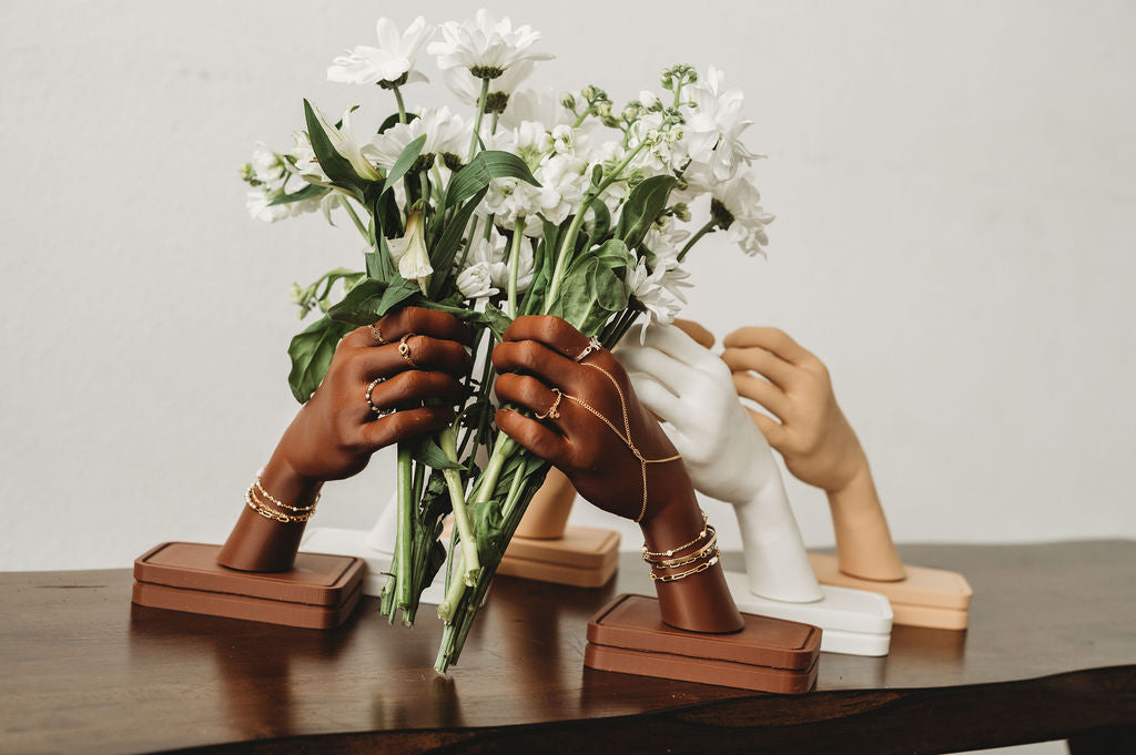 CUSTOM LISTING - set of 2 heart hands CAM + MELISSA