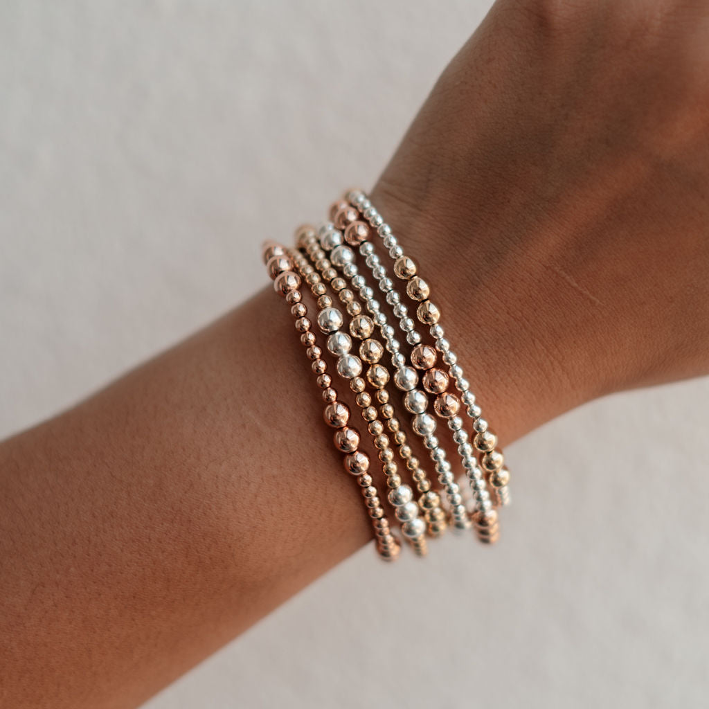Everly 14k Gold Fill + Sterling Silver Bracelet