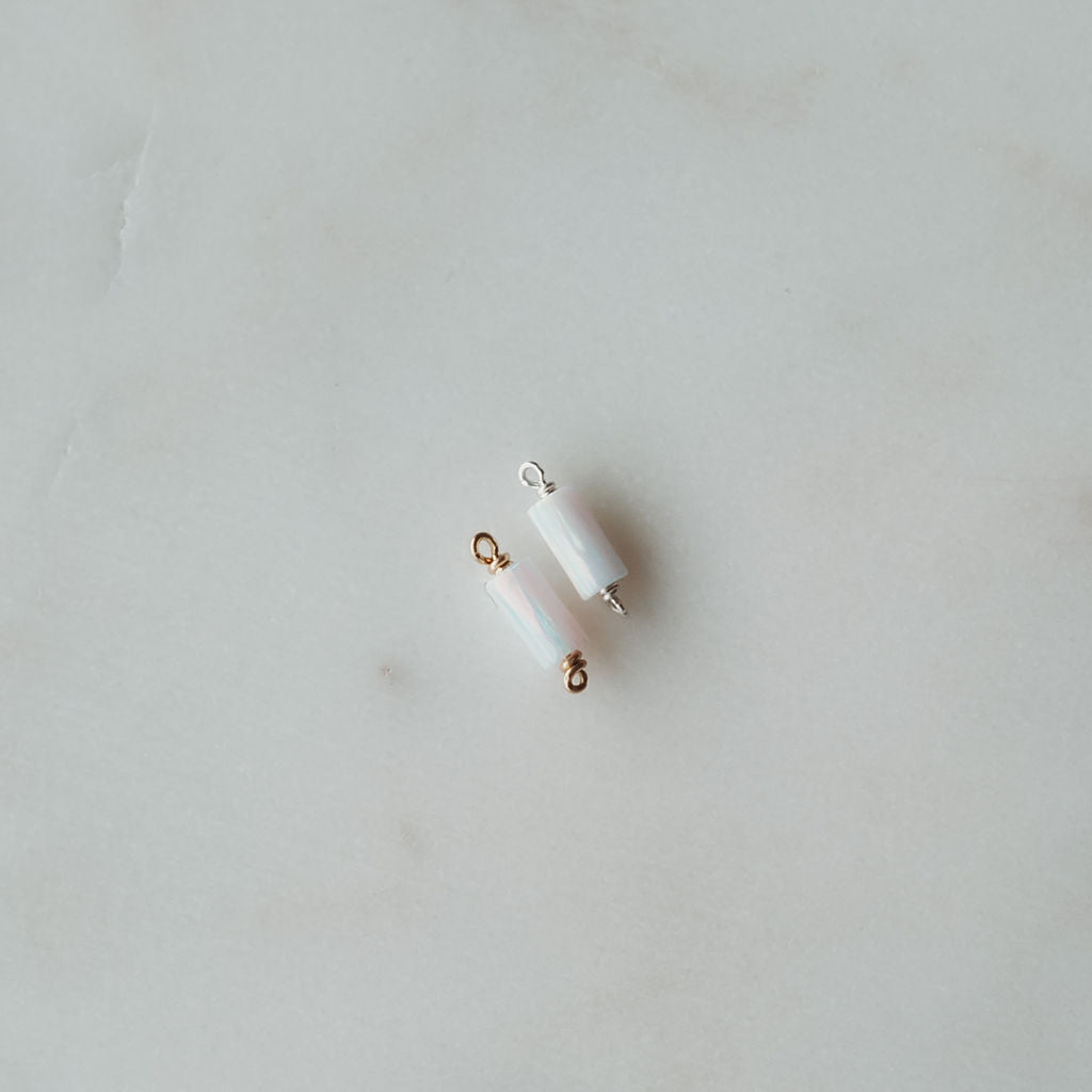Opal BAR Connectors for Permanent Jewelry