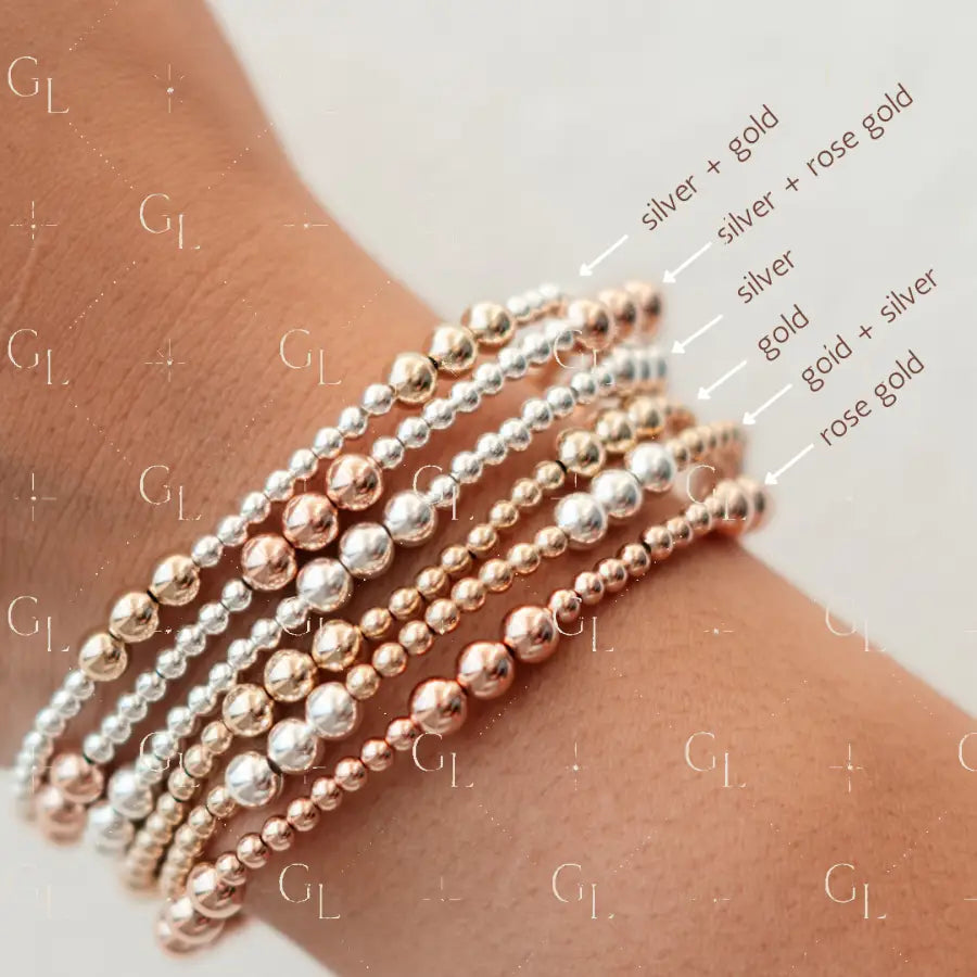 Everly 14k Gold Fill + Sterling Silver Bracelet