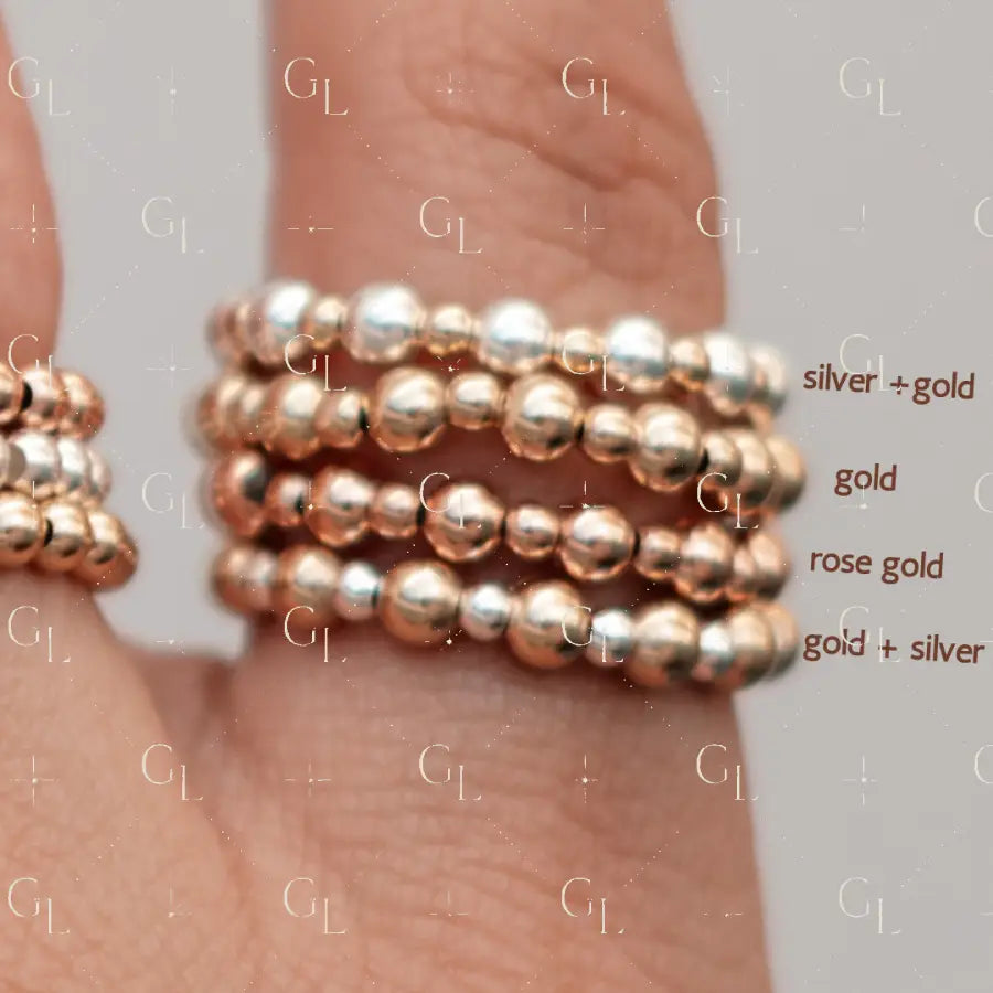 FULL Gold Fill + Sterling Silver Ring Wholesale Collection Pack (27 FINGER RINGS)