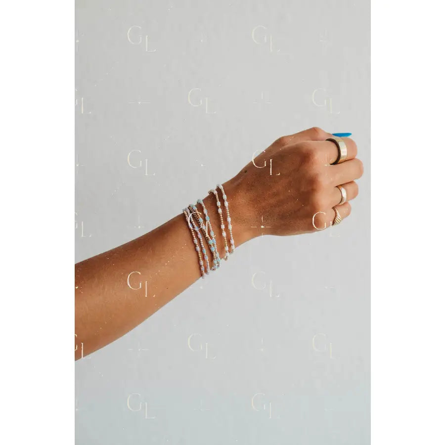 Maisie Opal Gold Fill and Sterling Silver Bracelet READY TO SHIP