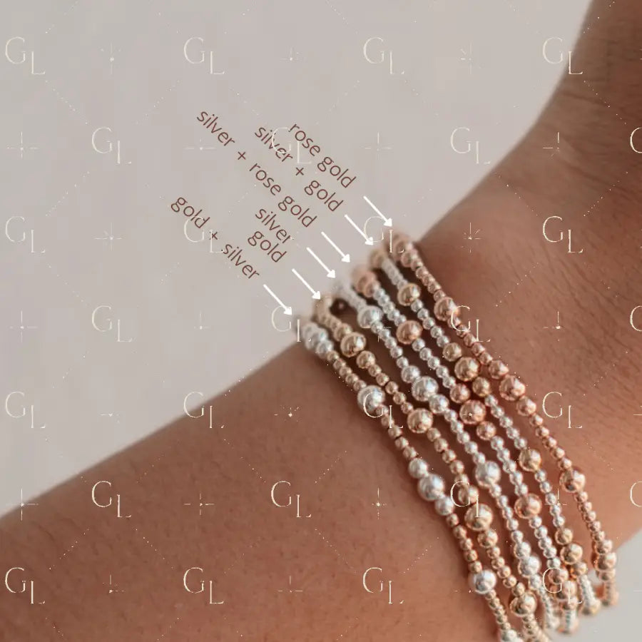 Oaklyn 14k Gold Fill + Sterling Silver Bracelet