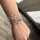 Opal Clover 14k Gold Fill + Sterling Silver Bracelet READY to SHIP
