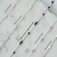 Single Opal Sterling Silver Gemstone Permanent Jewelry Chain READY TO SHIP