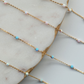 Single Opal Gold Fill Gemstone Permanent Jewelry Chain READY TO SHIP