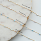 Single Opal Gold Fill Gemstone Permanent Jewelry Chain READY TO SHIP