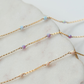 Single Opal Gold Fill Gemstone Permanent Jewelry Chain READY TO SHIP