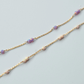 Double Single Gold Fill Gemstone Permanent Jewelry Chain READY TO SHIP