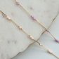 Double Single Gold Fill Gemstone Permanent Jewelry Chain READY TO SHIP