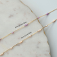 Double Single Gold Fill Gemstone Permanent Jewelry Chain READY TO SHIP
