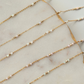 NEW styles- Tiny Opal Gold Fill Gemstone Permanent Jewelry Chain READY TO SHIP