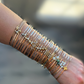 NEW! Beaded Permanent Jewelry Bangle - 14k Gold Fill, Sterling Silver, Mixed Metal