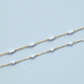 NEW OVAL Opal Gemstone Permanent Jewelry Chain - READY TO SHIP