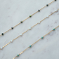 Cube Opal Gemstone Permanent Jewelry Chain - READY TO SHIP