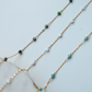 Cube Opal Gemstone Permanent Jewelry Chain - READY TO SHIP