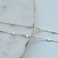 NEW Faceted Opal Gemstone Permanent Jewelry Chain - READY TO SHIP