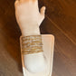 Morse Code 14k Gold Fill and Sterling Silver Bracelet - Small