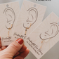 Ear Chains- 14k Gold Fill or Sterling Silver