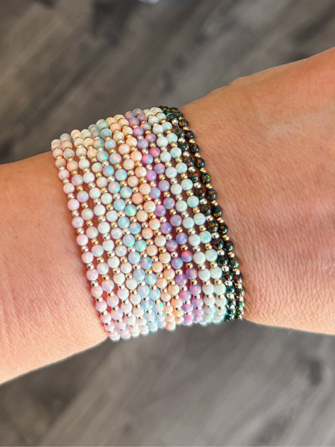 Opal Ruthie Gold Fill and Sterling Silver Bracelet- READY TO SHIP