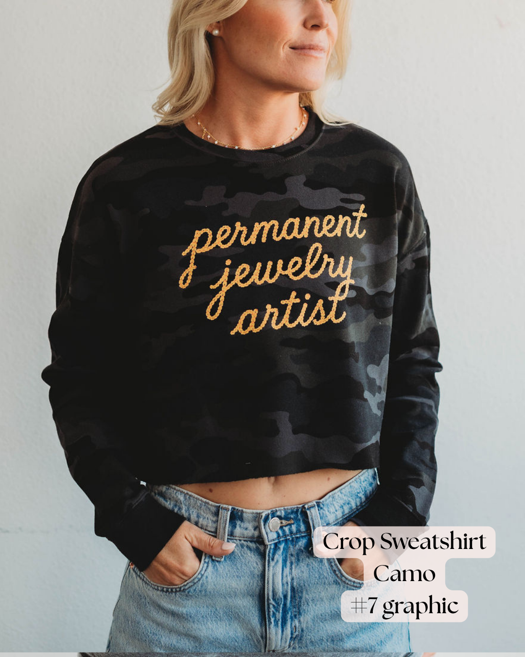 Custom Permanent Jewelry Graphic Tees + Sweatshirts