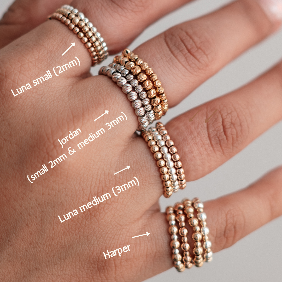 HALF Gold Fill and Sterling Silver Ring WHOLESALE COLLECTION PACK