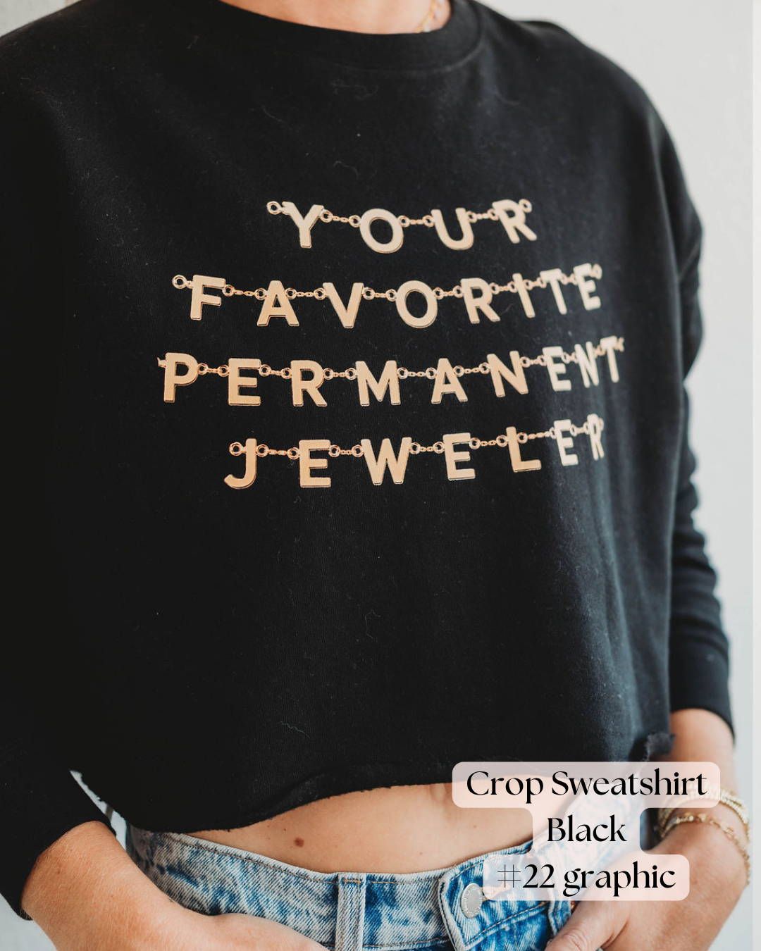 Custom Permanent Jewelry Graphic Tees + Sweatshirts