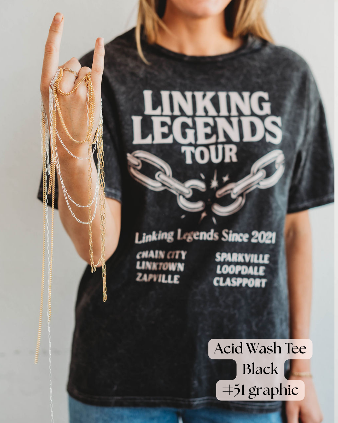 Custom Permanent Jewelry Graphic Tees + Sweatshirts