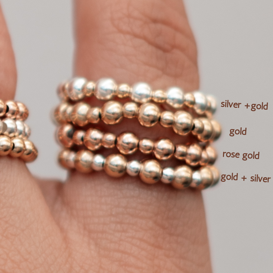 HALF Gold Fill and Sterling Silver Ring WHOLESALE COLLECTION PACK