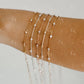 3mm Faceted Satellite Mixed Metal Permanent Jewelry Chain (3 feet) PREORDER