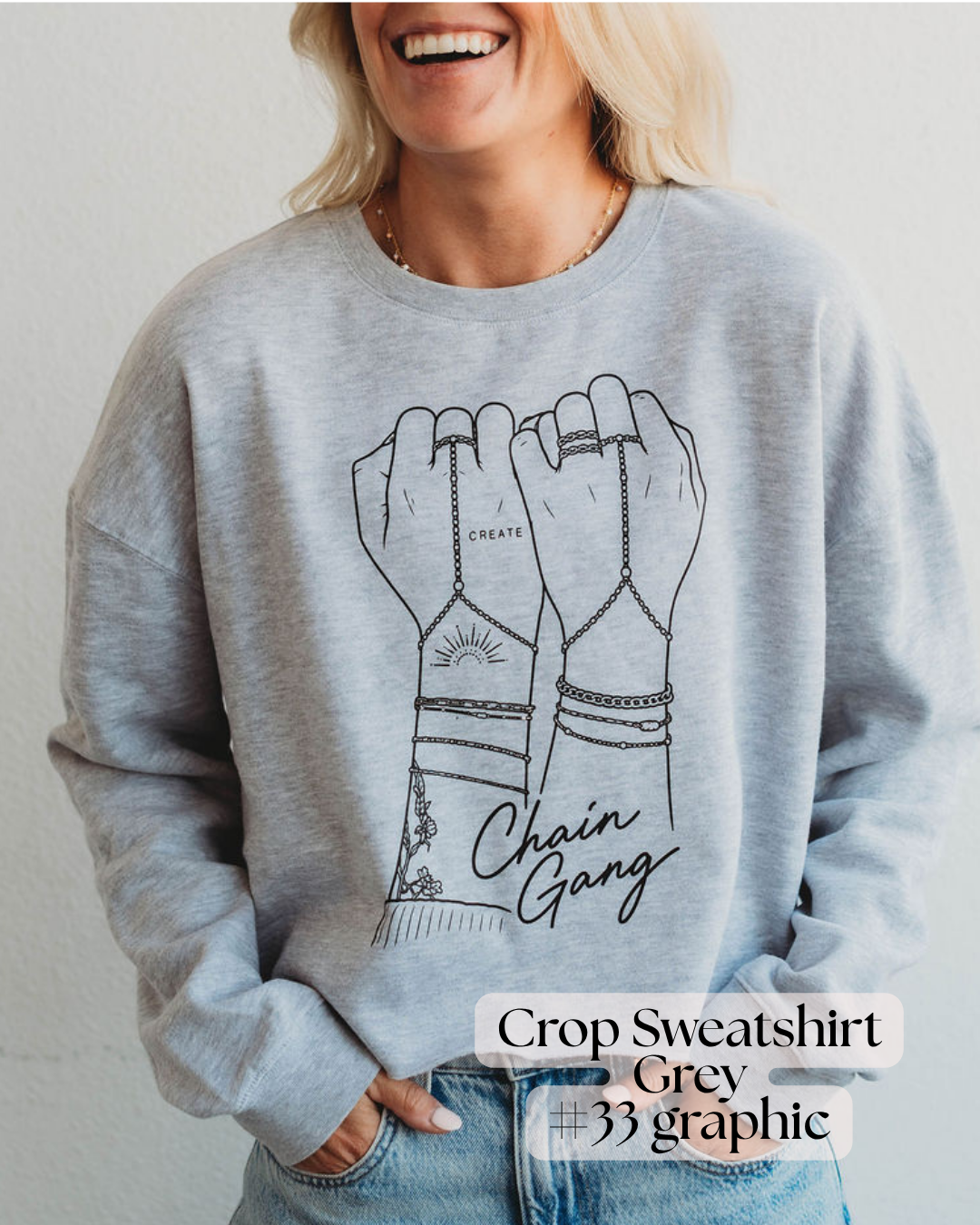 Custom Permanent Jewelry Graphic Tees + Sweatshirts