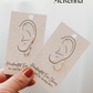 Ear Chains- 14k Gold Fill or Sterling Silver