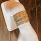 Morse Code 14k Gold Fill and Sterling Silver Bracelet - Small