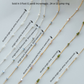 Swarovski Crystal Permanent Jewelry Chain- READY TO SHIP