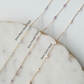 Single Opal Gold Fill Gemstone Permanent Jewelry Chain READY TO SHIP