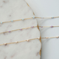 Single Opal Gold Fill Gemstone Permanent Jewelry Chain READY TO SHIP
