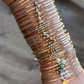NEW! Beaded Permanent Jewelry Bangle - 14k Gold Fill, Sterling Silver, Mixed Metal