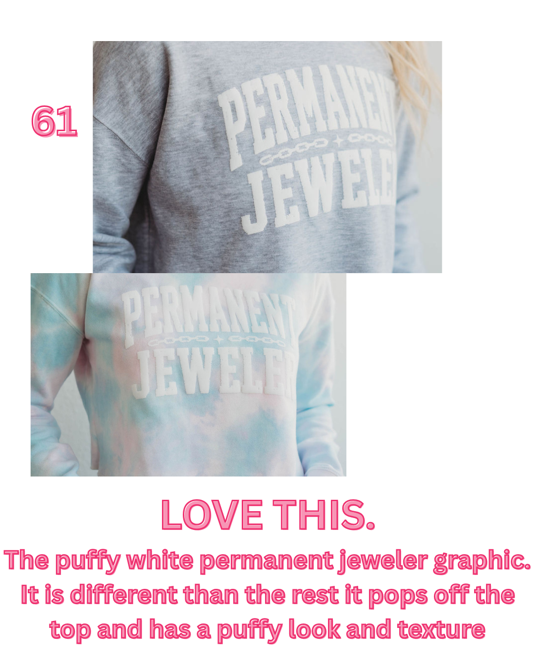 Custom Permanent Jewelry Graphic Tote Bag