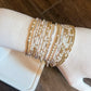 Morse Code Opalite Gemstone 14k Gold Fill, Sterling Silver or Stainless Steel Bracelet