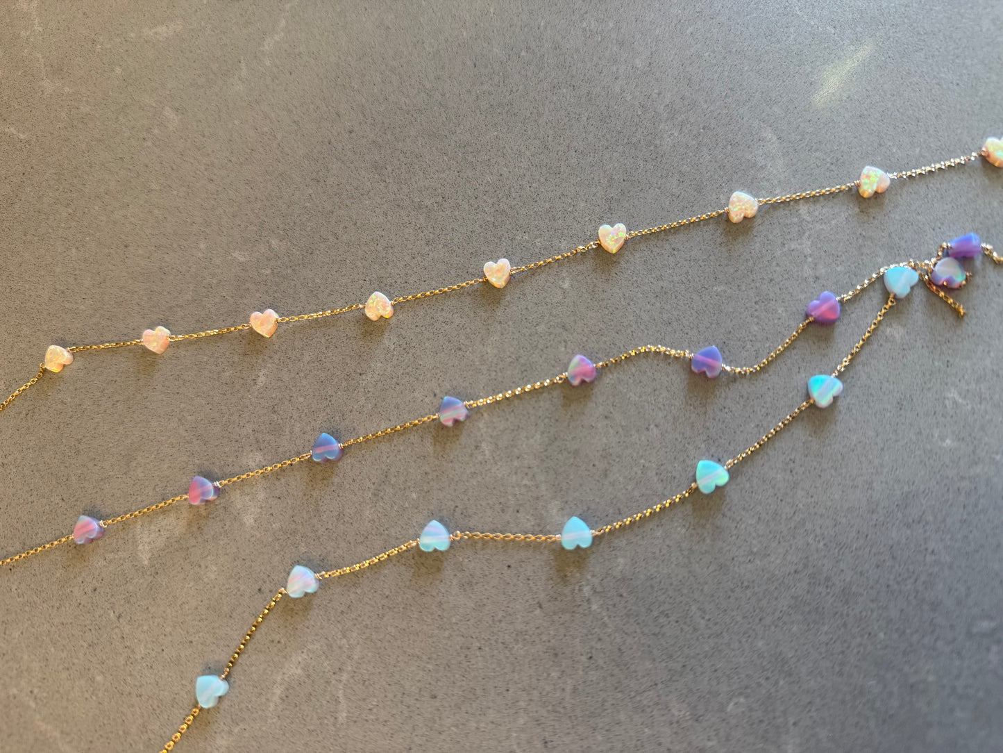 Opal Heart 14k Gold Fill Chain LIMITED EDITION