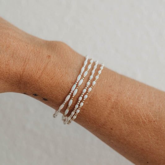 Eden Opal Gold Fill and Sterling Silver Bracelet READY TO SHIP