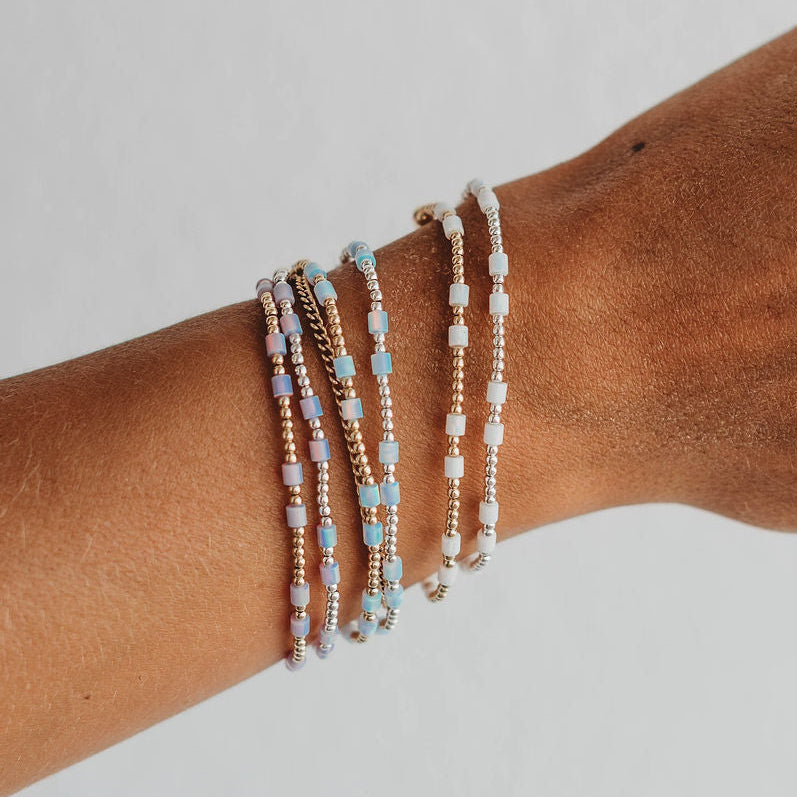 Maisie Opal Gold Fill and Sterling Silver Bracelet PREORDER