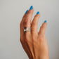 Cross Beaded Ring 14k Gold Fill + Sterling Silver - SINGLE FINGER RING