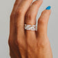 Freya Opalite Beaded Ring 14k Gold Fill + Sterling Silver - SINGLE FINGER RING