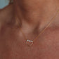 Halo Necklace- 14k Gold Fill/ Sterling Silver - Opalite Collection
