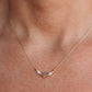 Faith Necklace- 14k Gold Fill/ Sterling Silver - Opalite Collection
