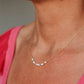 Golden Hour Necklace- 14k Gold Fill/ Sterling Silver - Opalite Collection