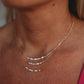 Inner Glow Necklace - 14k Gold Fill/ Sterling Silver - Opalite Collection